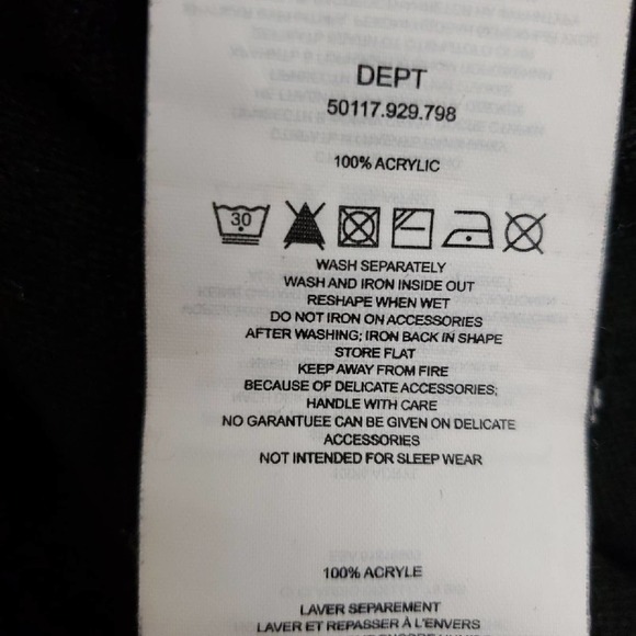 Dept Black & Gold Sequin Sweater Sz S - Picture 6 of 6